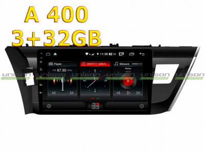 Головное устройство для TOYOTA Corolla E170 2014-2016 Unison 10A3