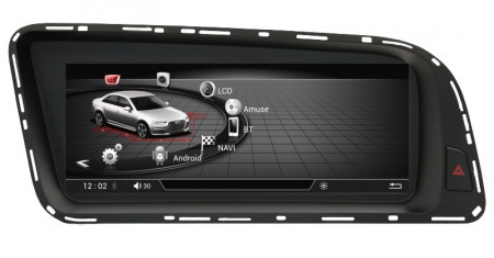 Магнитола для Audi A4 (2008-2015) A5 (2007-2015) Q5 2008-2017(оригинальный AUX, круглый LVDS, OEM 3G) 10Pin экран 7 in  на Android 11.0 (SD8665GB-3G) 