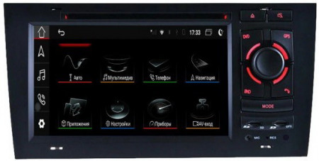 Штатная магнитола для Audi A4 (2004-2008) экран 7 in  на Android 11.0 (SD8745GB) 
