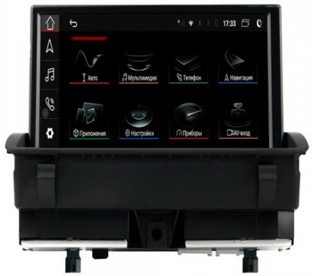 Магнитола для Audi Q3 (2011-2018) (оригинальный AUX, оригинальный экран, OEM 3G) экран 8 in  на Android 11.0 (SD8663GB-3G) 