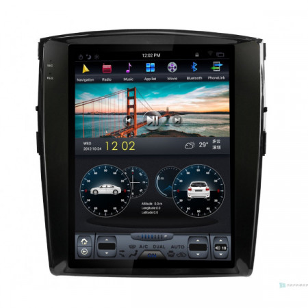 Головное устройство для Mitsubishi Pajero IV 2006-2015 (V97/V93) на Android 11.0 (SD458T12) с IPS матрицей Tesla Style 