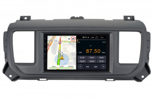 Магнитола для  Citroen  Jumpy (2016+) Spacetourer (2016+) Dispatch (2016+) на Android 11.0 (SD555UHD) 