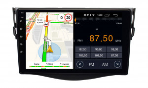 Автомагнитола для Toyota RAV4 2006-2012/Vanguard 2006-2012 на Android 11.0 (SD018-1UHD) 