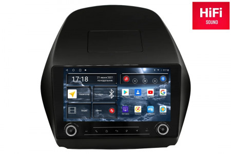 Штатное головное устройство для Hyundai ix35 1-поколение LM (08.2009-12.2015) УК 75047 KNOB 10 дюймов