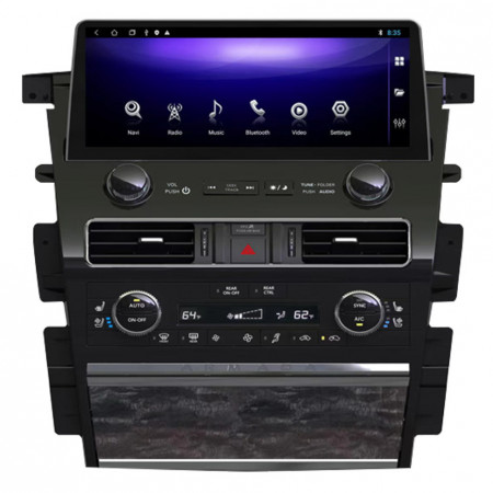 Штатная магнитола для Nissan Patrol (2010-2021) память 6/128 Гб экран 12.3 in на Android 10.0 (SD800L12)