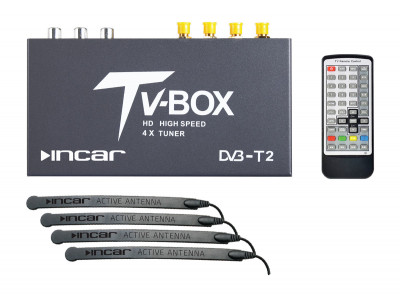 Цифровой ТВ-тюнер INCAR (DTV-18) (DVBT2)