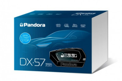 Автосигнализация Pandora DX 57 диалоговая, брелок, ж/к, RMD-5M