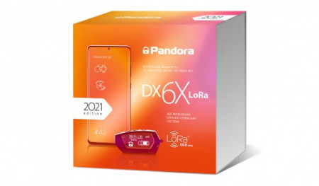 Автосигнализация Pandora DX 6X Lora пейджер ж/к, 2CAN, LIN, Bluetooth