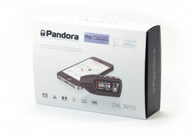 Автосигнализация Pandora DXL 3970 PRO v2 пейджер ж/к, 2CAN, LIN, GSM, бесключевой а/з