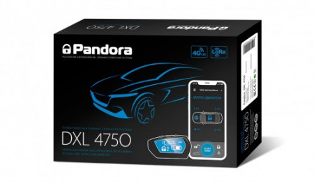 Автосигнализация Pandora DXL 4750 3хCAN, 2xLIN, брелок-метка, GSM,GPS, Bluetooth 5.0.