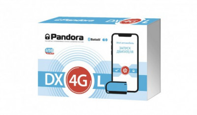 Автосигнализация Pandora DX-4G/L 4G/LTE/2G GSM-модем, метка, 2xCAN, IMMO-KEY, Bluetooth 4.2