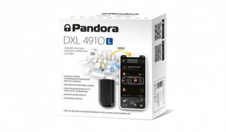 Автосигнализация Pandora DXL 4910 L 3хCAN, 2xLIN, IMMO-KEY, 2G GSM-модем, Bluetooth 4.2,