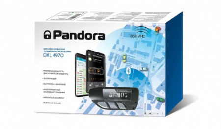 Автосигнализация Pandora DXL 4970 3хCAN, 2xLIN, IMMO-KEY, 3G GSM-модем, Bluetooth 4.2,