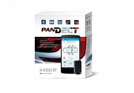  Автосигнализация Pandect X-1000 BT брелок метка, 2CAN, Bluetooth