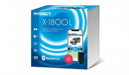  Автосигнализация Pandect X-1800L метка,2CAN,GSM,LBS, IMMO-KEY,а/з, Bluetooth