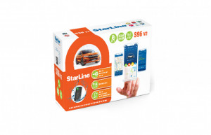 Автосигнализация StarLine S96 v2 BT 2CAN+4LIN 2SIM GSM брелок метка, автозапуск