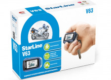 Мотосигнализация Starline V63 пейджер ж/к, автозапуск