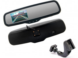 Зеркало заднего вида SWAT VDR-CV-07 (экран 4,3 in  для подкл. передн.и задней камер)/Chevrolet