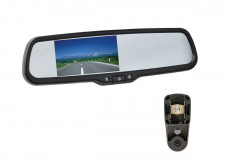 Зеркало заднего вида SWAT VDR-FR-03 (экран 4,3 in  для подкл. передн.и задней камер)/Renault