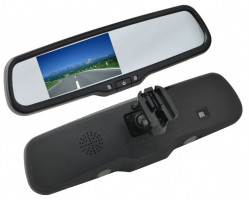 Зеркало заднего вида SWAT VDR-FR-07 (экран 4,3 in  для подкл. передн.и задней камер)Citroen