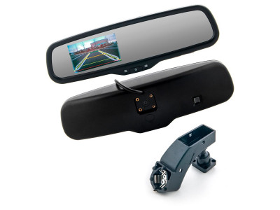 Зеркало заднего вида SWAT VDR-BW-08  (экран 4,3 in  для подкл. передн.и задней камер)Peugeot