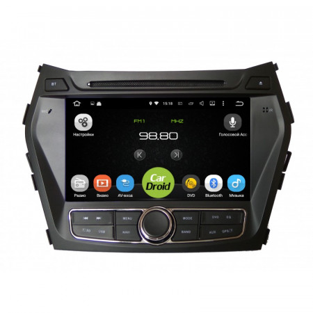  Головное устройство для Hyundai SantaFe 3 2012-2018 (Android 9.0) Roximo CarDroid RD-2009D 