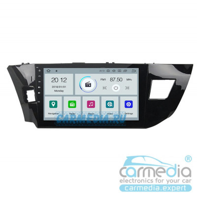 Автомагнитола для Corolla E180/E170 2013+ вместо штатной рамки ( CARMEDIA KD-1035-P6 )