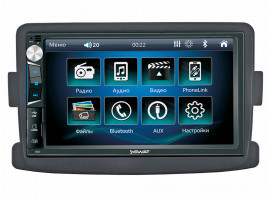 Штатное головное устройство для Renault Duster,Logan,Sandero,Kaptur, Nissan Terrano 17+ с рул.упр. комплект (Incar 70d-1401R, 7 in , Android 10)