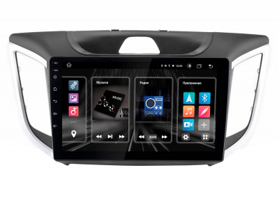 Автомагнитола для Hyundai Creta 2016-2021 комп-ция с ориг.камерой з.в. (Incar PGA-2410c) Android 8.1/1024*600, BT, QLED, 2.5D экран, wi-fi, 10 in 